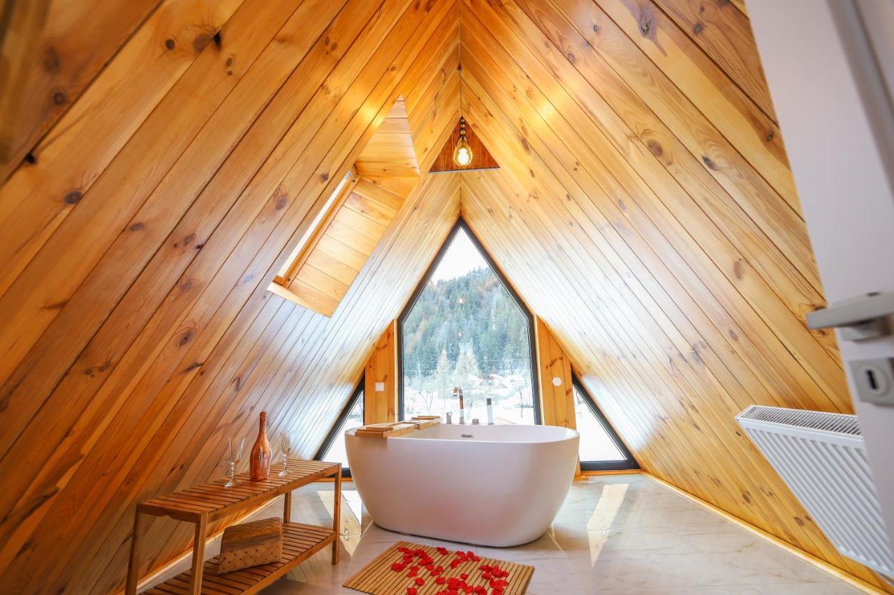 Cabana Cozy Cabin A Frame Topliţa Exterior foto