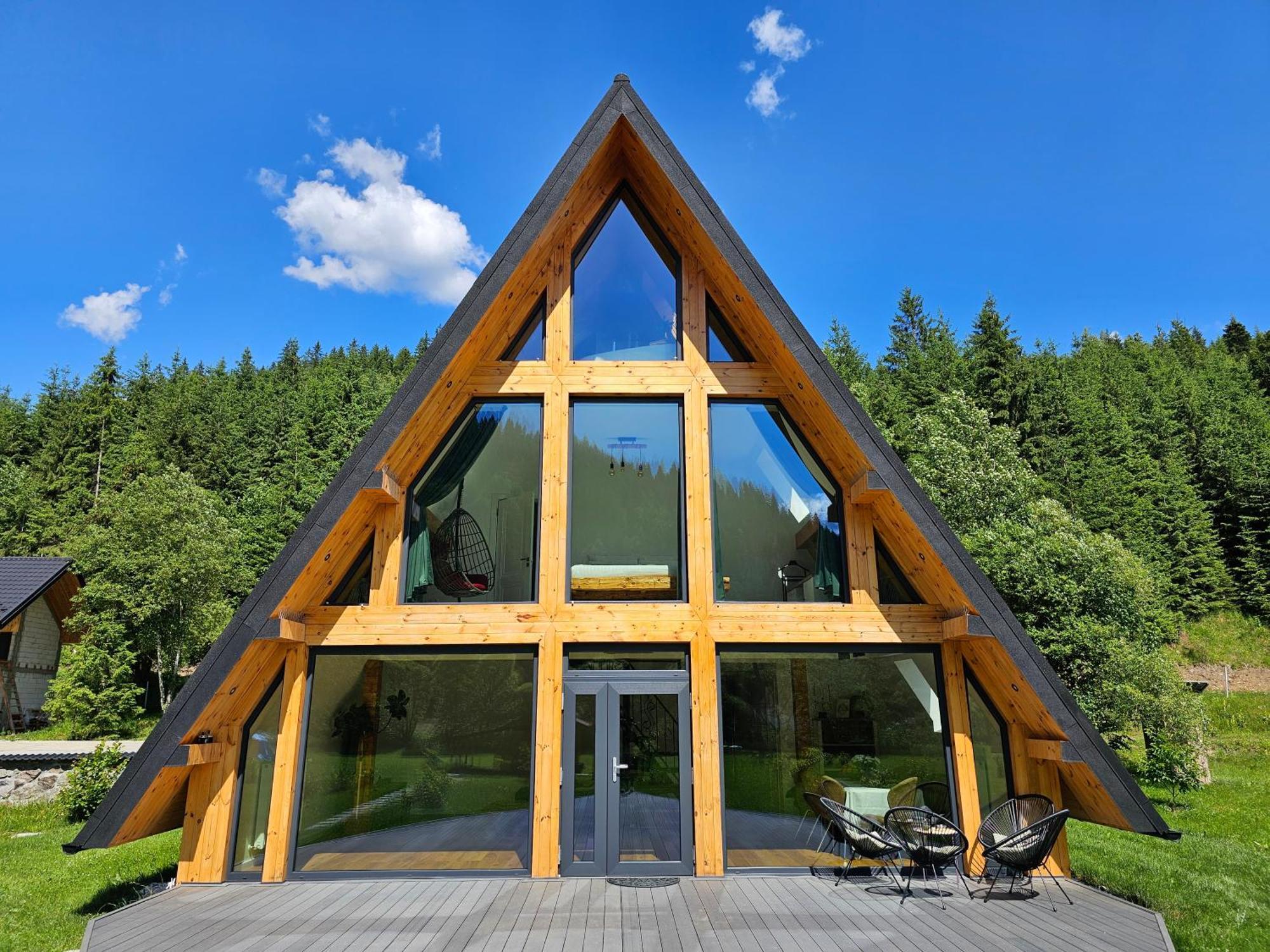 Cabana Cozy Cabin A Frame Topliţa Exterior foto