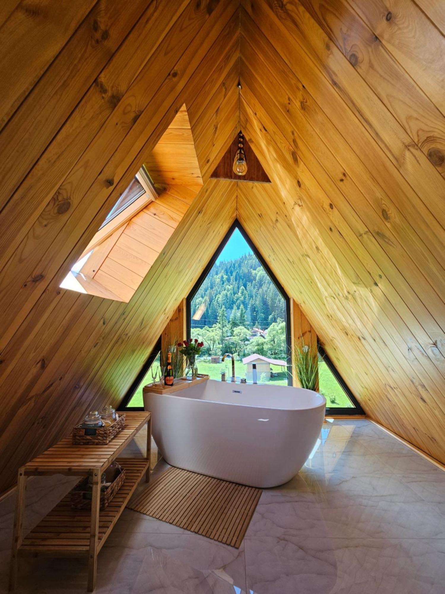 Cabana Cozy Cabin A Frame Topliţa Exterior foto